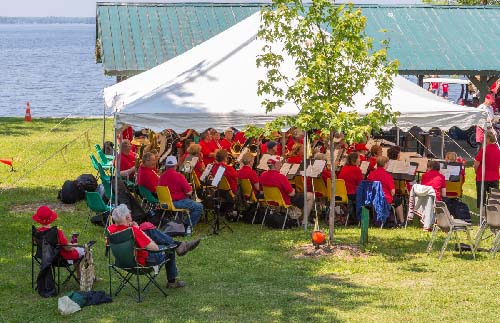 Celebrating Canada Day during FunFest 2019 with the JOY Band
